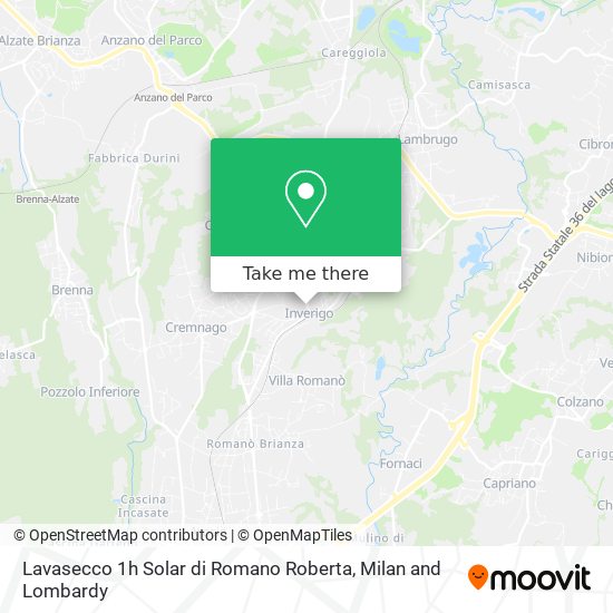 Lavasecco 1h Solar di Romano Roberta map