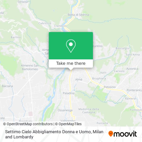 Settimo Cielo Abbigliamento Donna e Uomo map