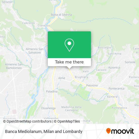 Banca Mediolanum map