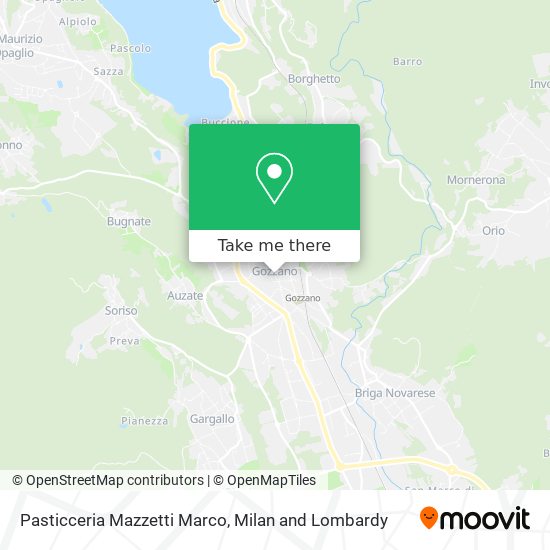 Pasticceria Mazzetti Marco map