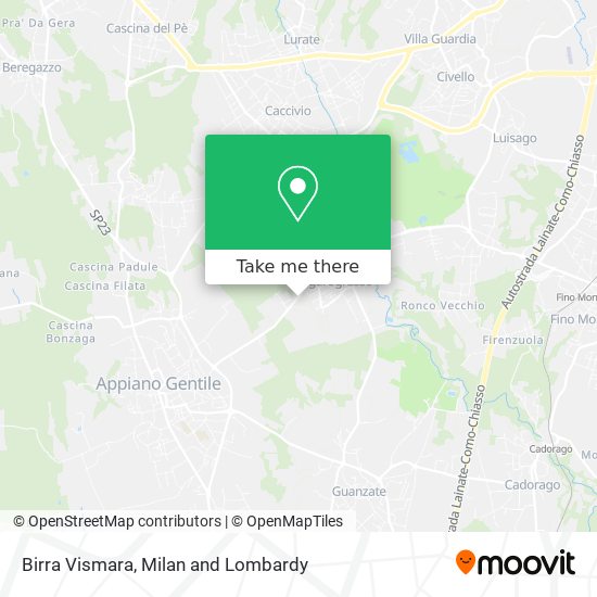 Birra Vismara map