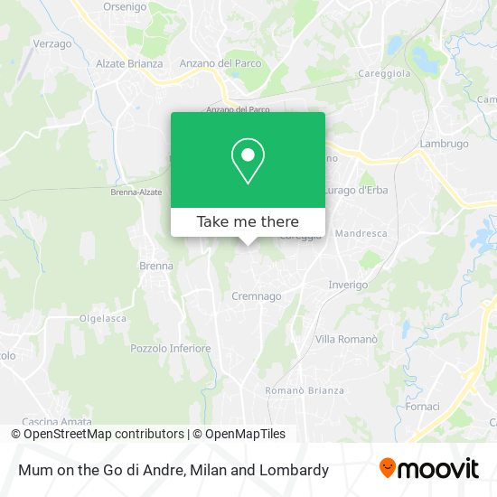 Mum on the Go di Andre map