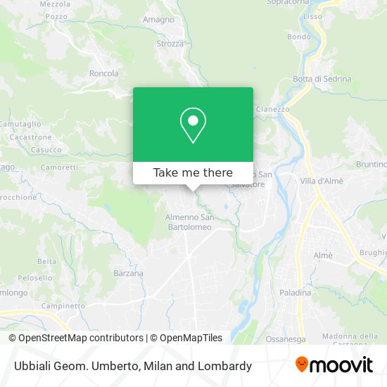 Ubbiali Geom. Umberto map