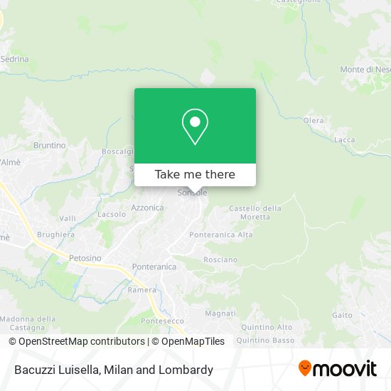 Bacuzzi Luisella map