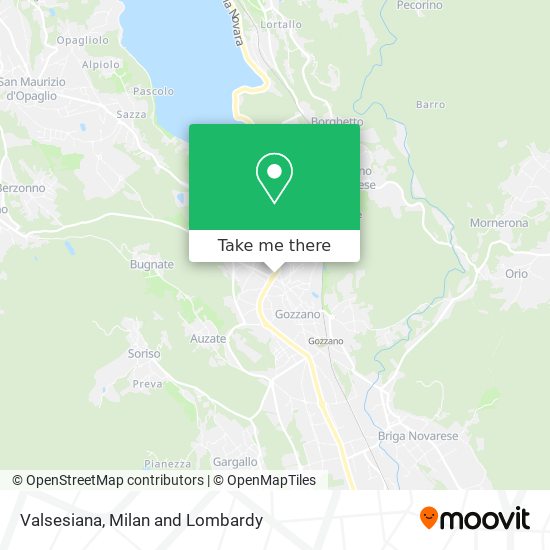 Valsesiana map