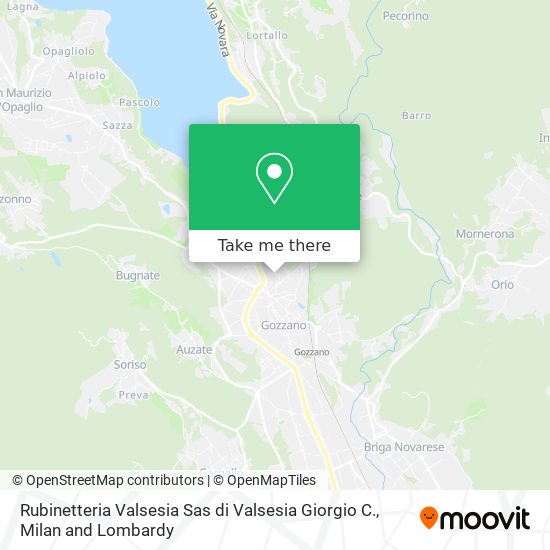 Rubinetteria Valsesia Sas di Valsesia Giorgio C. map