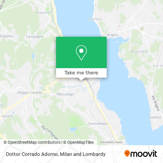 Dottor Corrado Adorno map