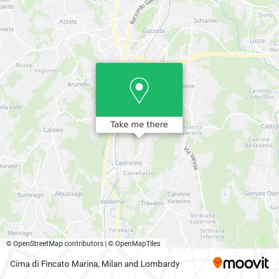 Cima di Fincato Marina map