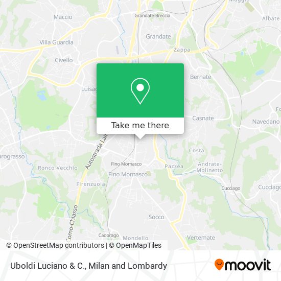 Uboldi Luciano & C. map