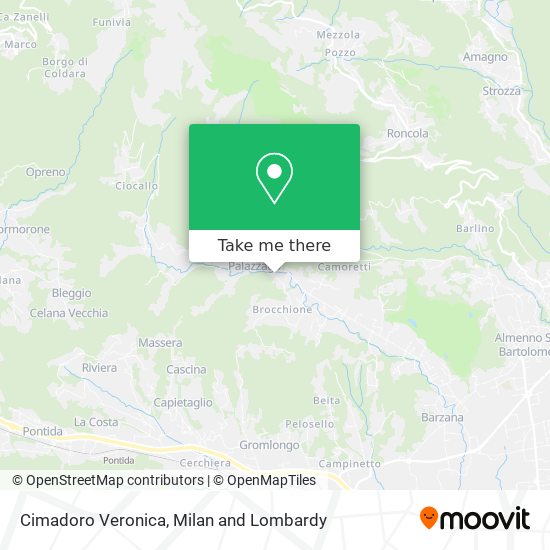 Cimadoro Veronica map