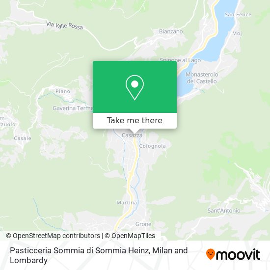 Pasticceria Sommia di Sommia Heinz map