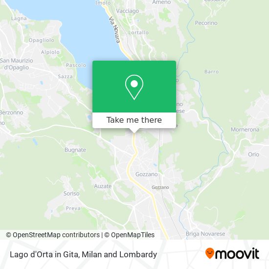 Lago d'Orta in Gita map