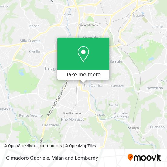 Cimadoro Gabriele map