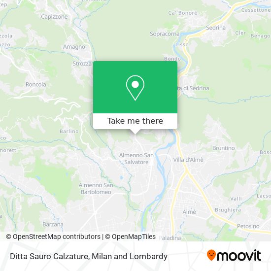 Ditta Sauro Calzature map