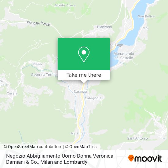Negozio Abbigliamento Uomo Donna Veronica Damiani & Co. map