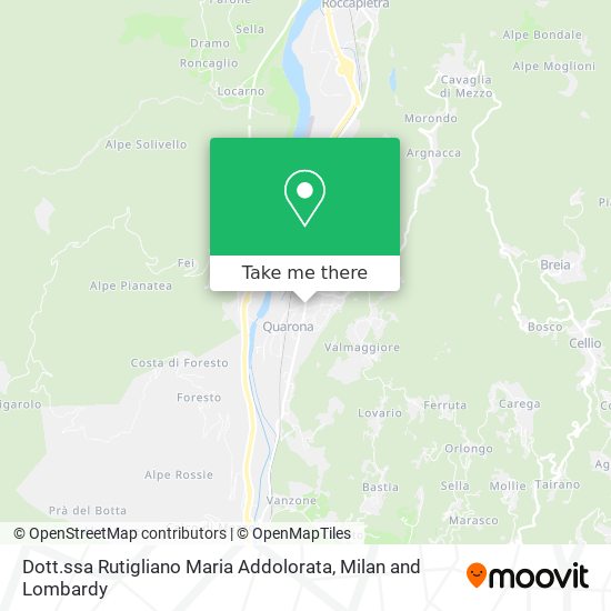 Dott.ssa Rutigliano Maria Addolorata map