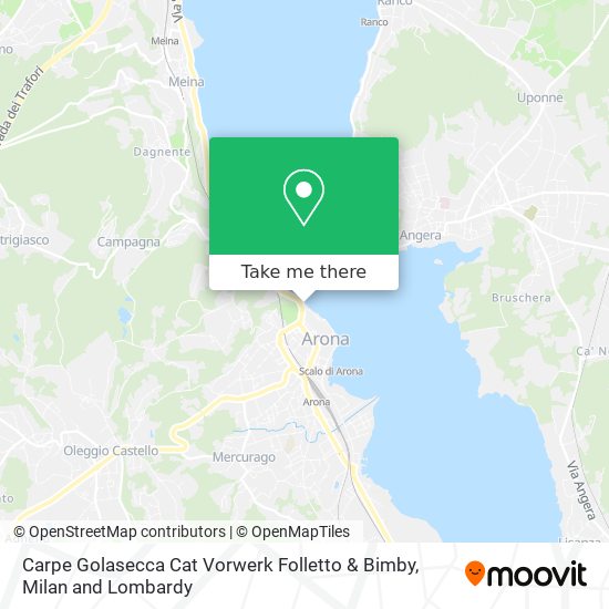Carpe Golasecca Cat Vorwerk Folletto & Bimby map