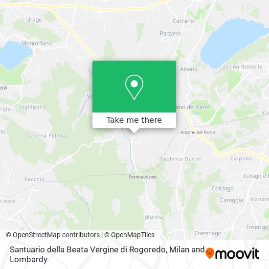 Santuario della Beata Vergine di Rogoredo map