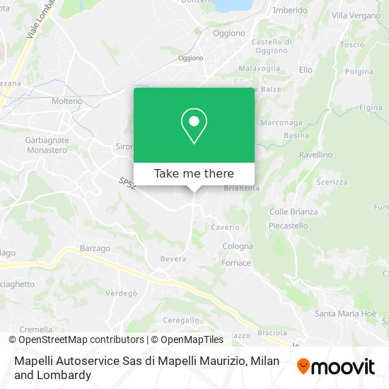 Mapelli Autoservice Sas di Mapelli Maurizio map