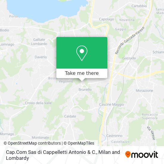 Cap.Com Sas di Cappelletti Antonio & C. map