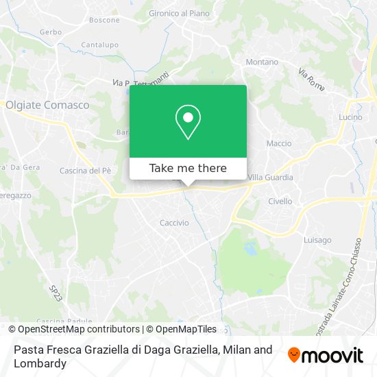 Pasta Fresca Graziella di Daga Graziella map