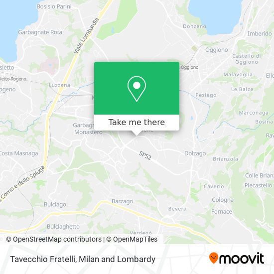 Tavecchio Fratelli map