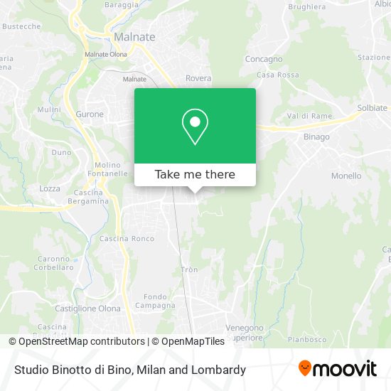 Studio Binotto di Bino map