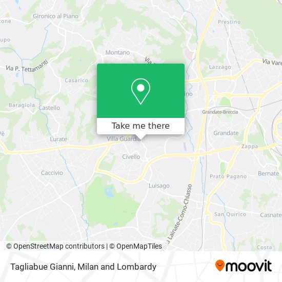 Tagliabue Gianni map
