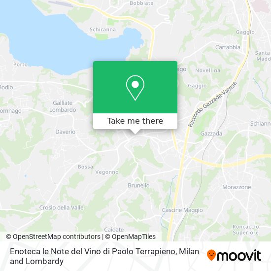 Enoteca le Note del Vino di Paolo Terrapieno map