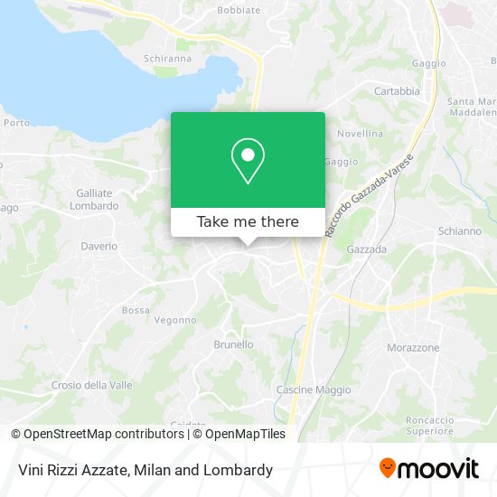 Vini Rizzi Azzate map