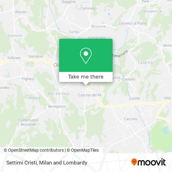 Settimi Cristi map