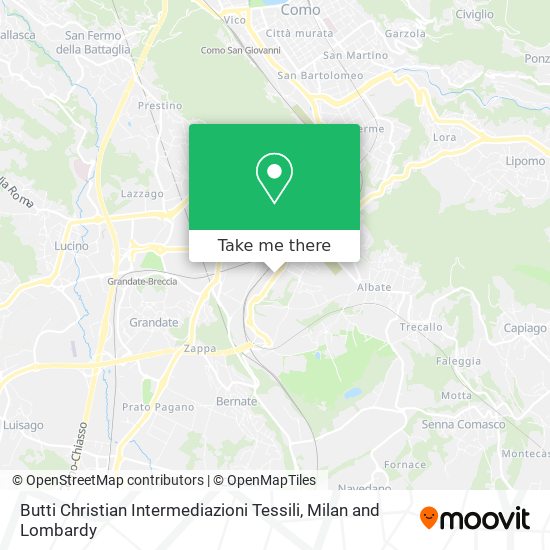 Butti Christian Intermediazioni Tessili map