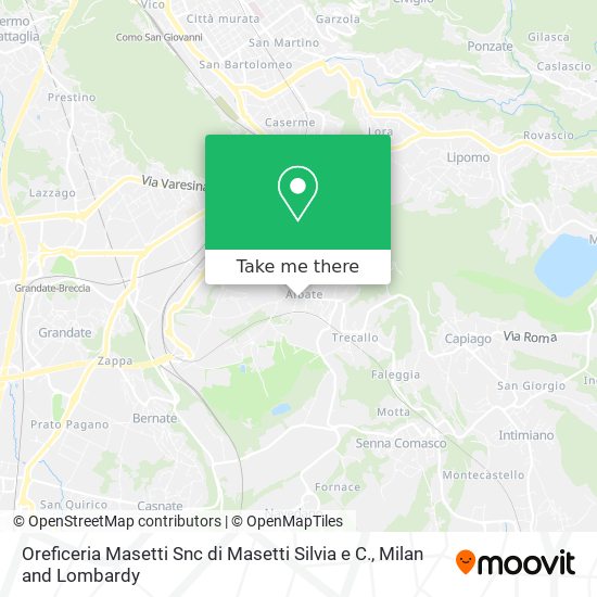 Oreficeria Masetti Snc di Masetti Silvia e C. map
