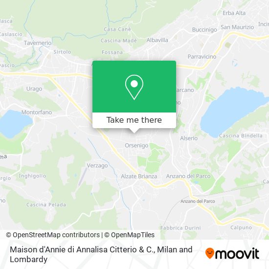 Maison d'Annie di Annalisa Citterio & C. map