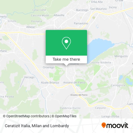 Ceratizit Italia map