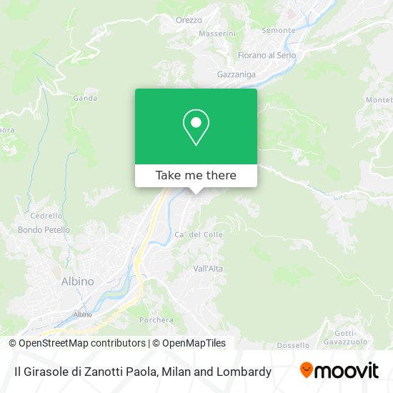 Il Girasole di Zanotti Paola map