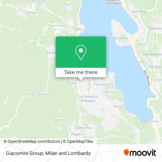 Giacomini Group map