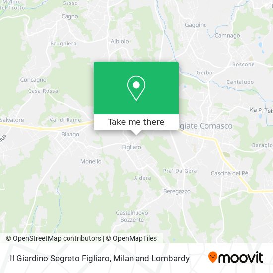 Il Giardino Segreto Figliaro map