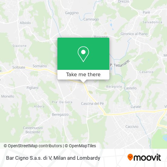 Bar Cigno S.a.s. di V map