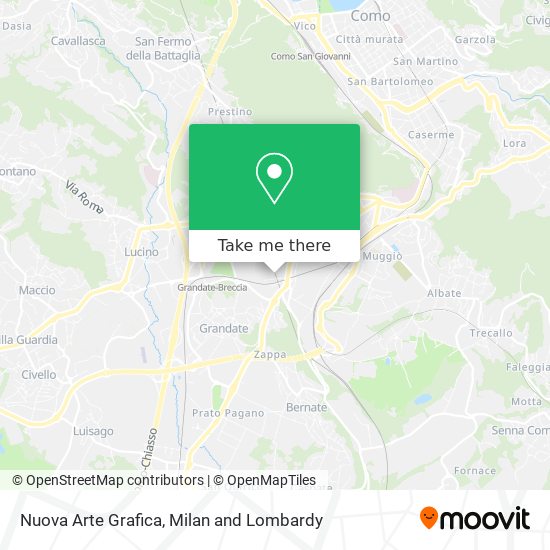 Nuova Arte Grafica map