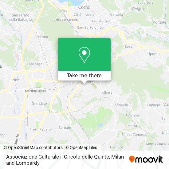 Associazione Culturale il Circolo delle Quinte map