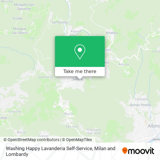 Washing Happy Lavanderia Self-Service map