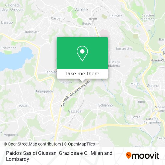 Paidos Sas di Giussani Graziosa e C. map