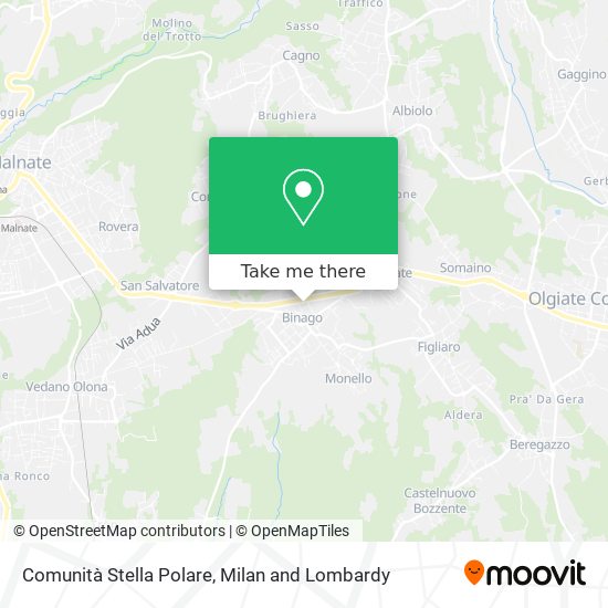 Comunità Stella Polare map