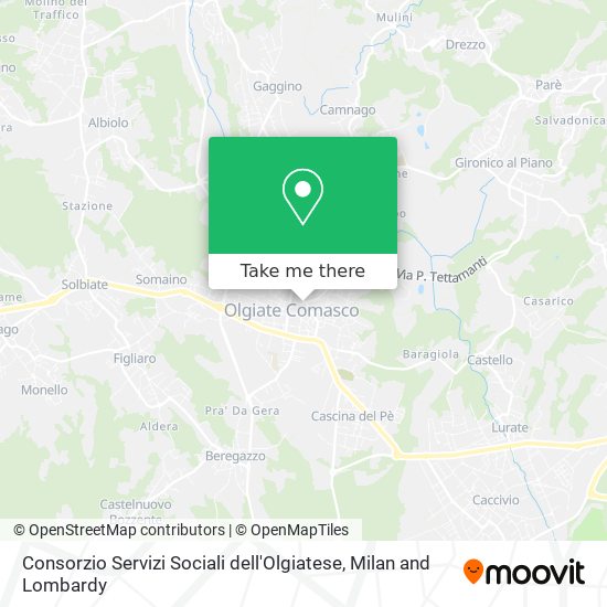 Consorzio Servizi Sociali dell'Olgiatese map