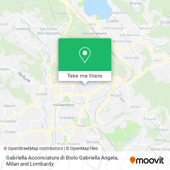 Gabriella Acconciature di Biolo Gabriella Angela map