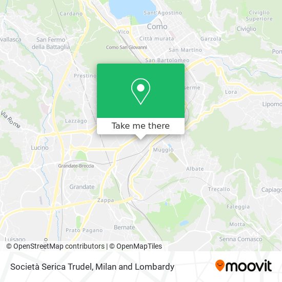 Società Serica Trudel map
