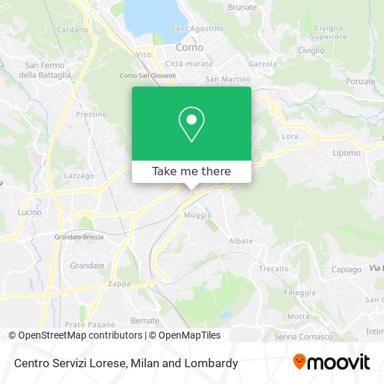 Centro Servizi Lorese map