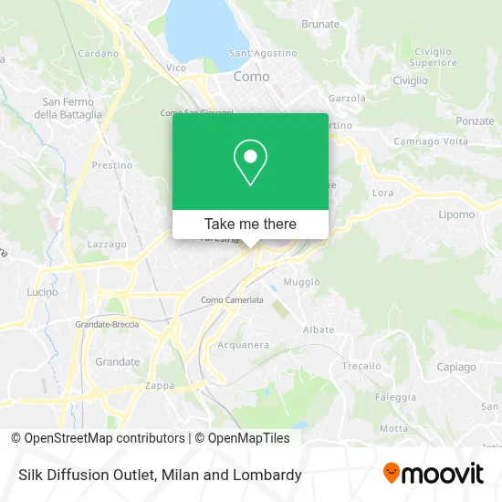 Silk Diffusion Outlet map