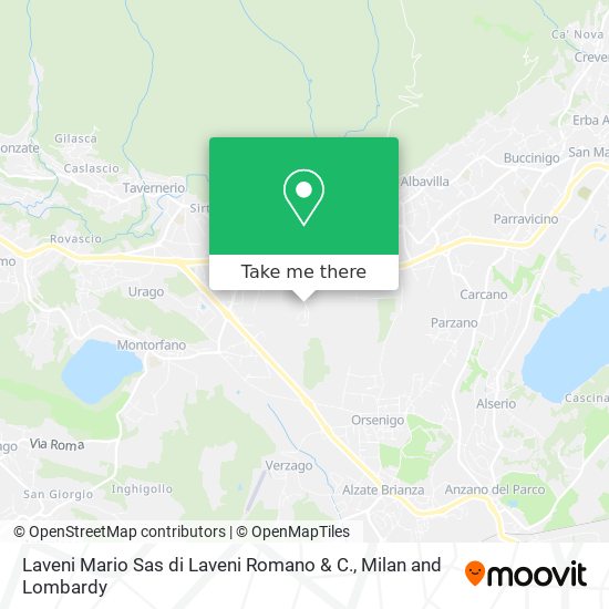 Laveni Mario Sas di Laveni Romano & C. map